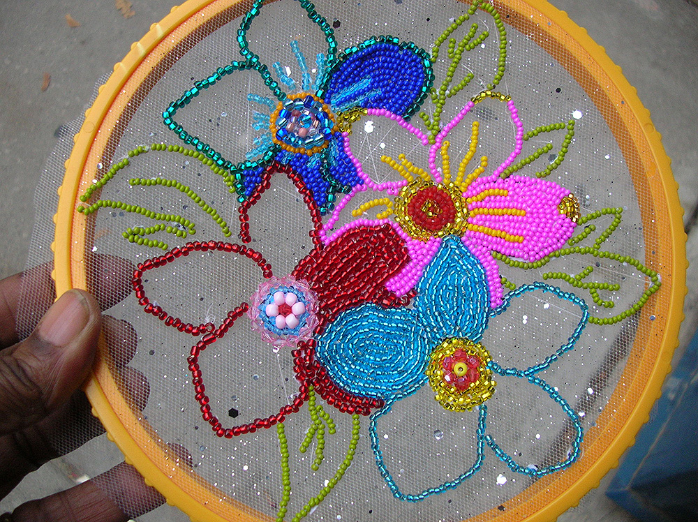 Beaded lacework for Providence