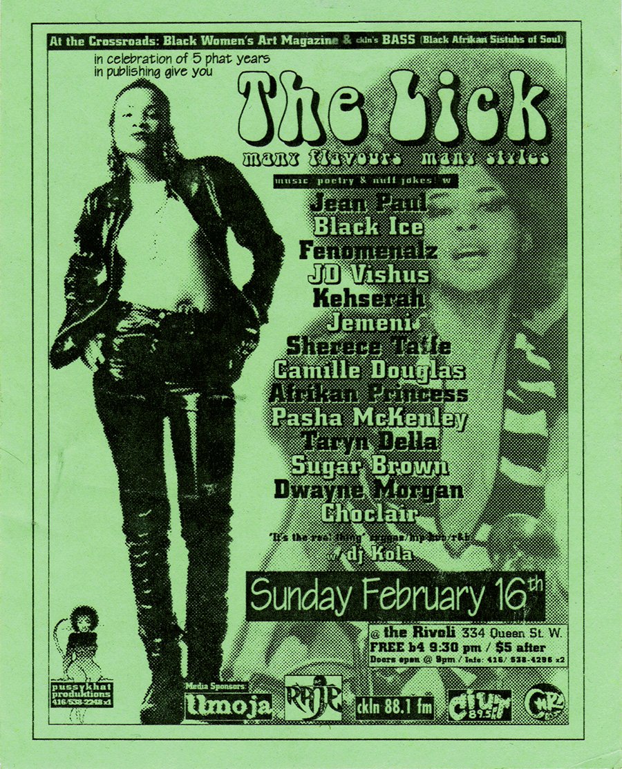 The Lick event poster